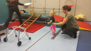 Quick steps back to the ladder